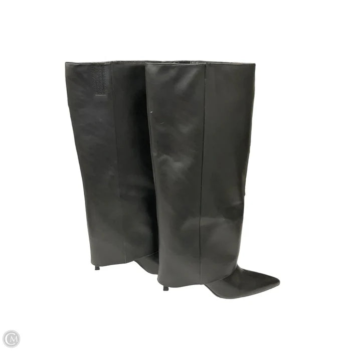Boots Knee Heels By Open Edit In Black, Size: 8