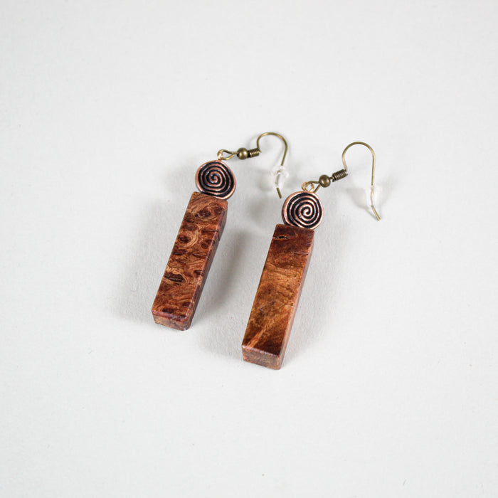 Burl Wood Earrings