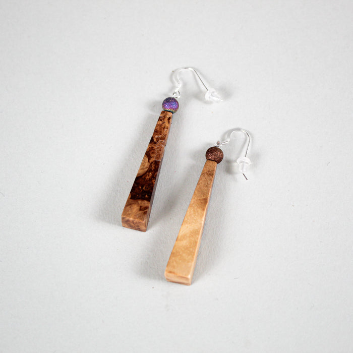 Burl Wood Earrings