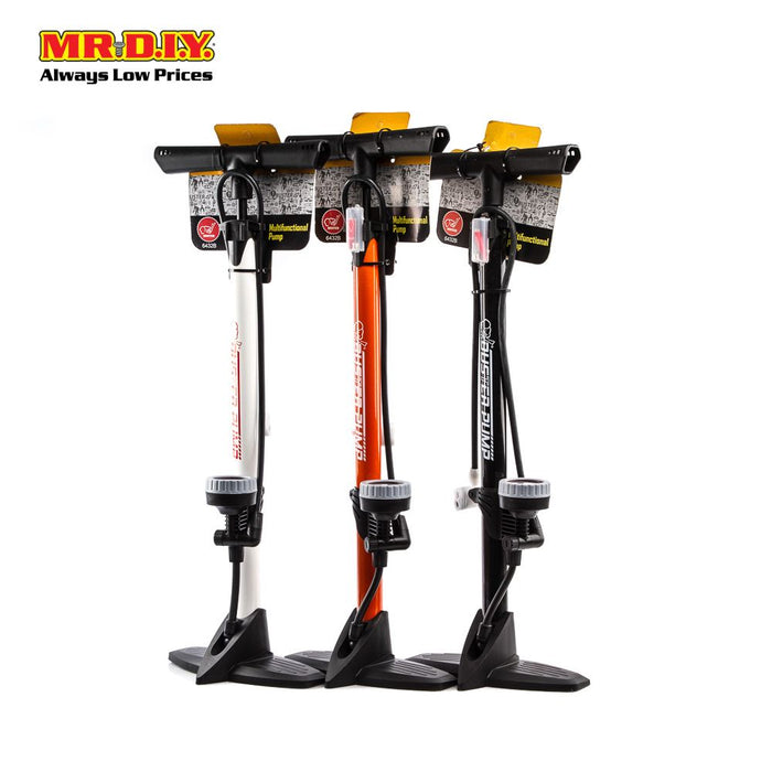 BUSTER Multifunctional Manual Hand Air Pump With Scale And Adaptors - 6432B