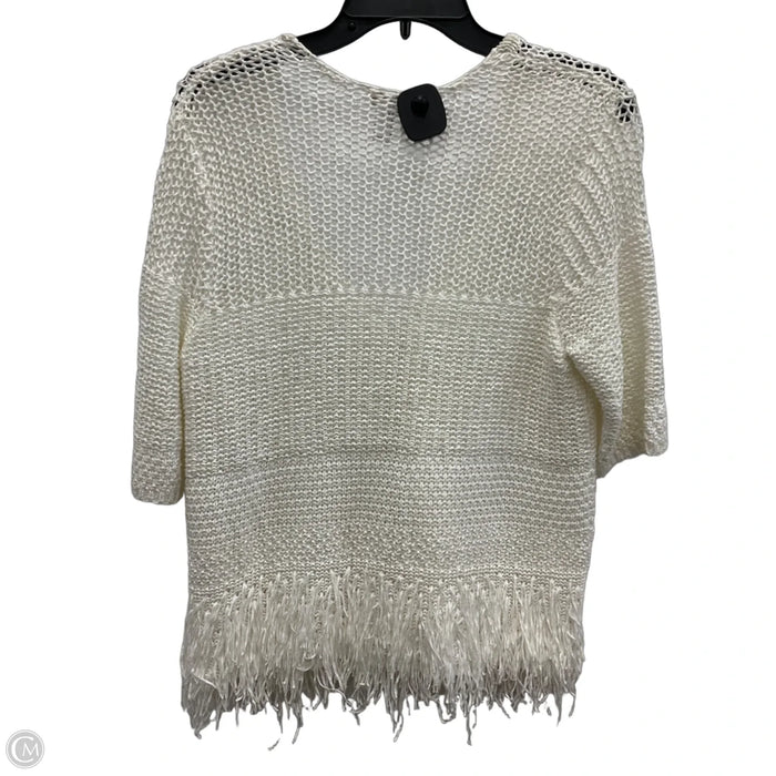 Cardigan By Chicos In White, Size: L