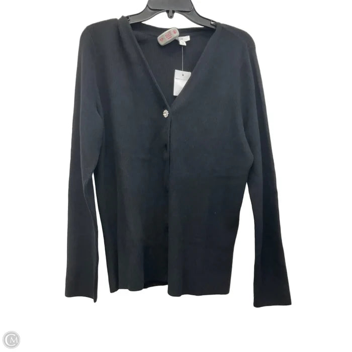 Cardigan By J. Jill In Black, Size: M
