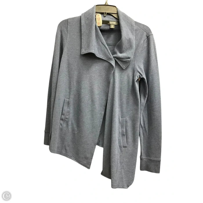 Cardigan By Kensie In Blue & Brown, Size: S