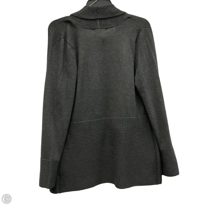 Cardigan By Liz Claiborne In Grey, Size: S