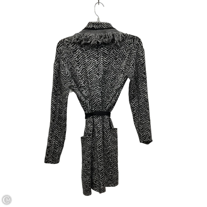 Cardigan By Nicole Miller In Grey, Size: Xs