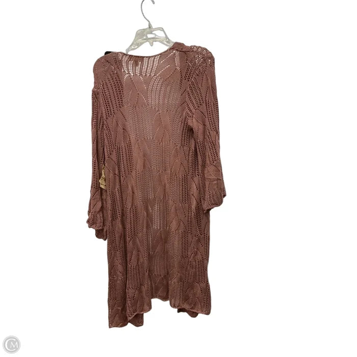 Cardigan By One World In Pink, Size: L