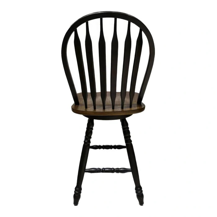 Carolina Crossing Windsor Swivel Counter Chair - Black image