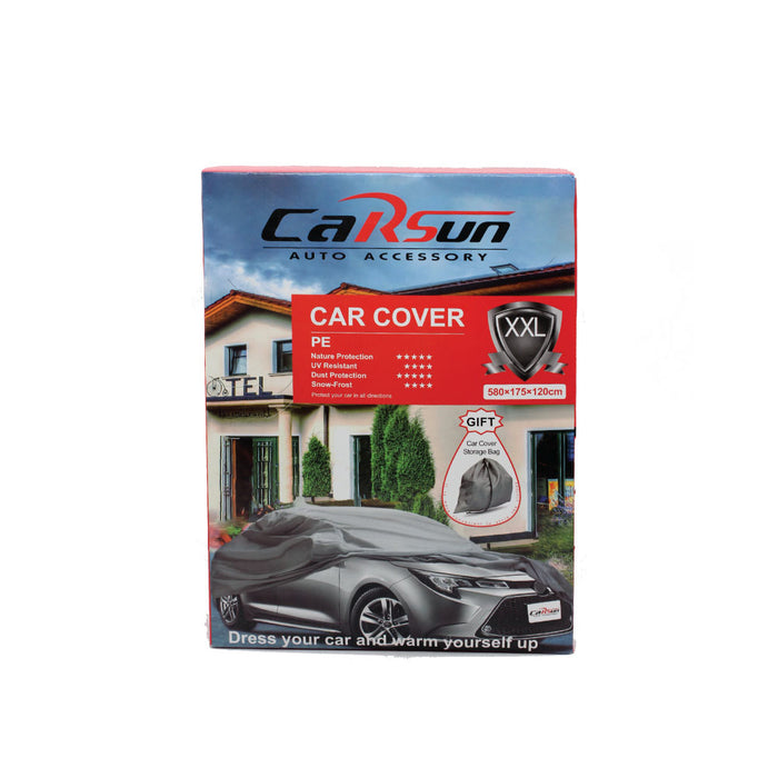 CARSUN Car Cover PE 580x 175 x120CM (XXL)