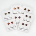 Circle Etch Stud Earrings