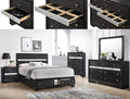 Crown Mark Regata Nightstand in Black image