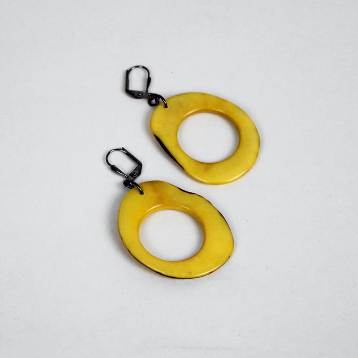 Donut Tauga Dangle Earrings
