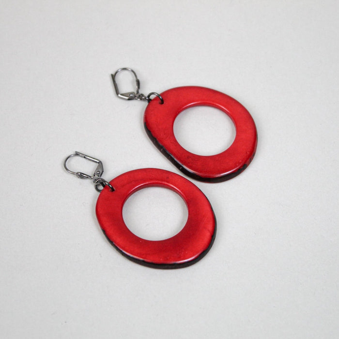 Donut Tauga Dangle Earrings