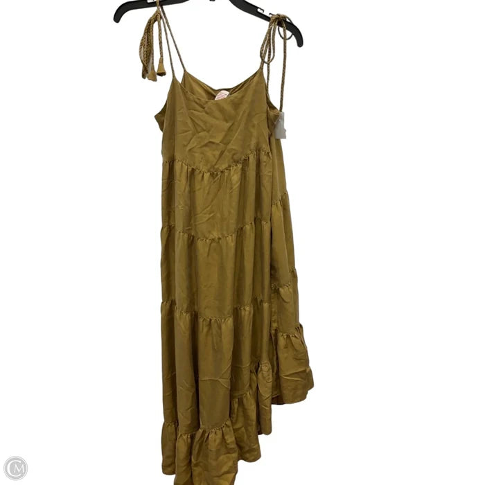 Dress Casual Maxi By Cma In Tan, Size: 4