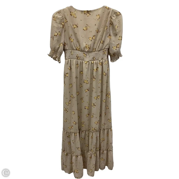 Dress Casual Maxi By Ultra Flirt In Peach, Size: S