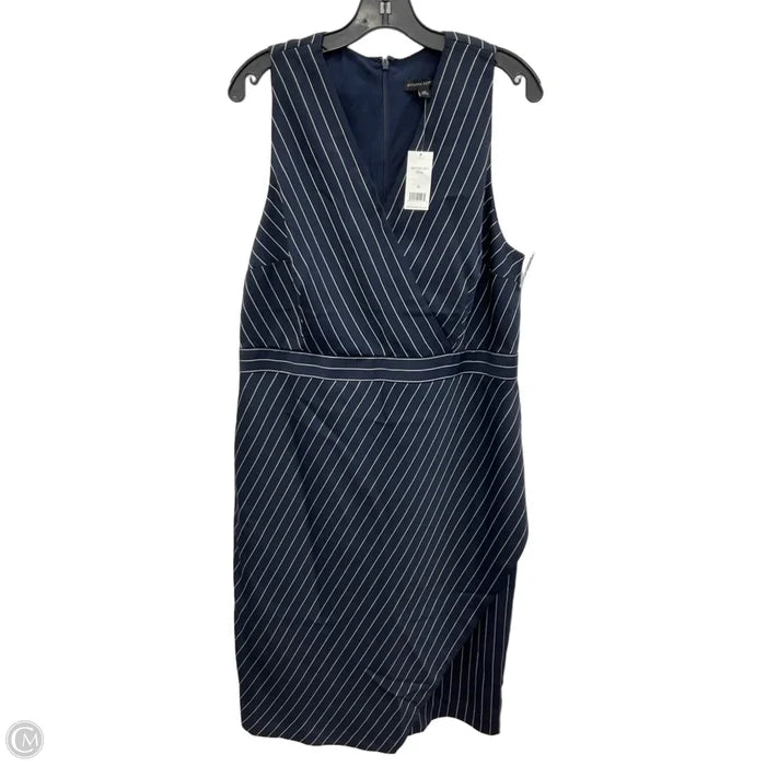Dress Casual Midi By Banana Republic In Blue, Size: Xl