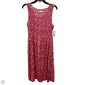 Dress Casual Midi By Croft And Barrow In Coral, Size: S