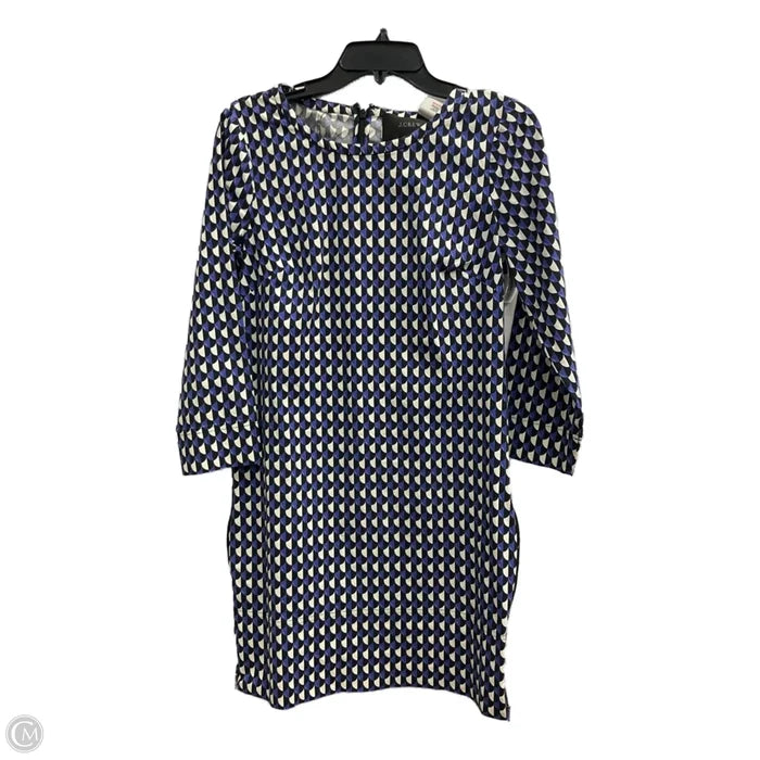 Dress Casual Midi By J. Crew In Blue, Size: 2
