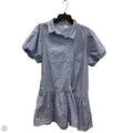 Dress Casual Midi By J. Crew In Blue & White, Size: Xl