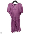 Dress Casual Midi By Simply Vera In Purple, Size: Xl
