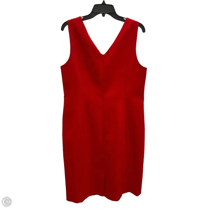 Dress Casual Short By Anne Klein In Red, Size: 16