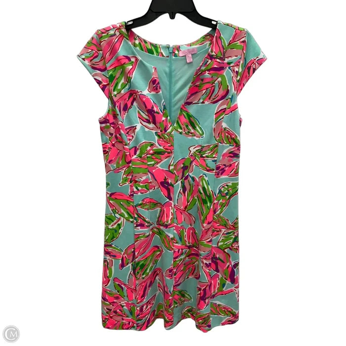 Dress Designer By Lilly Pulitzer In Blue & Pink, Size: L