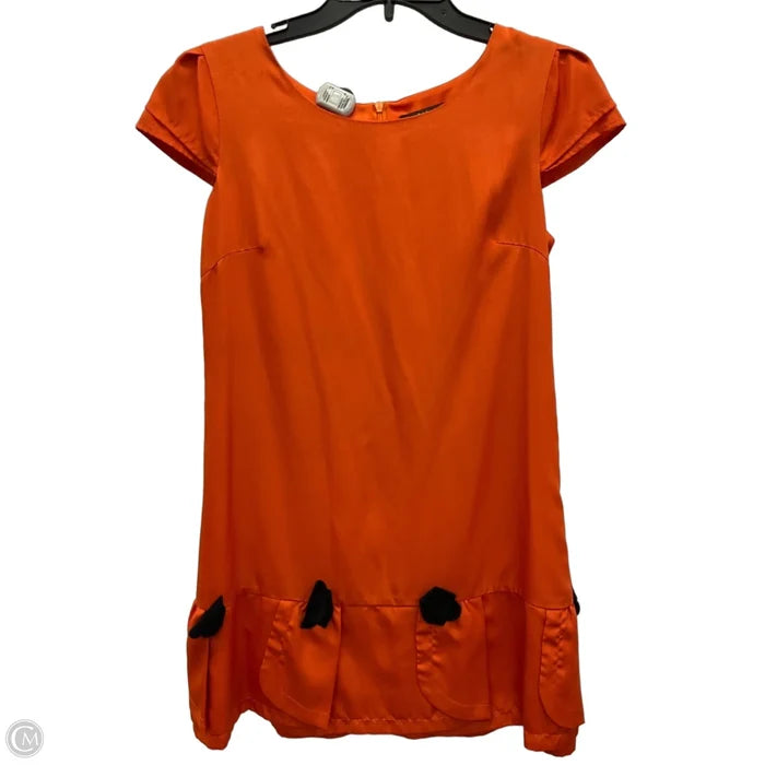 Dress Designer By Roberto Cavalli In Orange, Size: M
