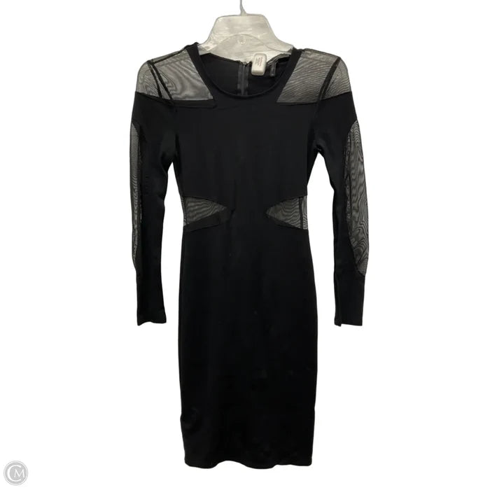 Dress Party Midi By Bcbgmaxazria In Black, Size: Xs