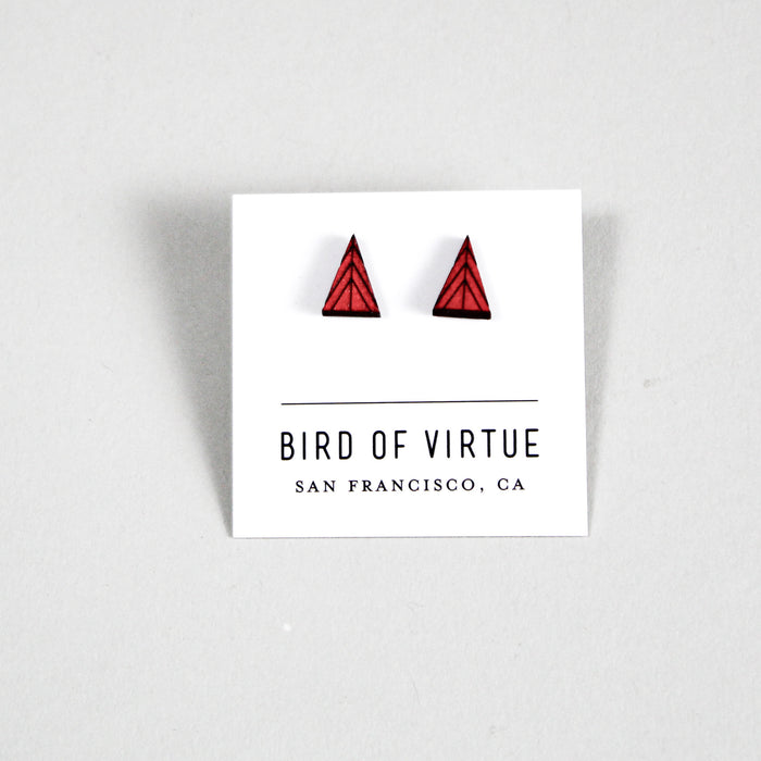 Elongated Triangle Wood Studs