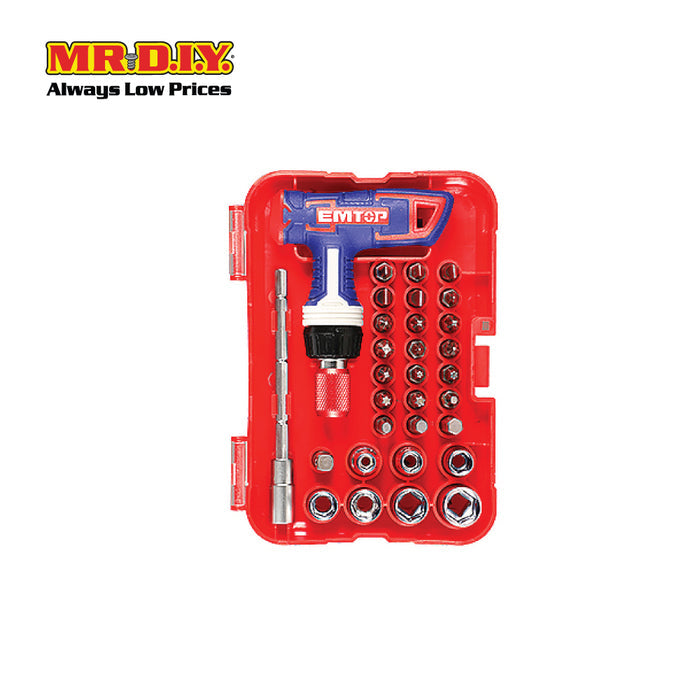 EMTOP 31-Piece T-Handle Wrench Screwdriver Set - EBST03102 (31pcs)
