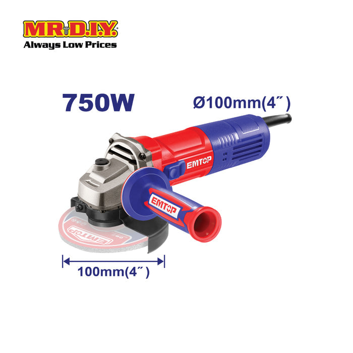 EMTOP Angle Grinder EAGR07541-3