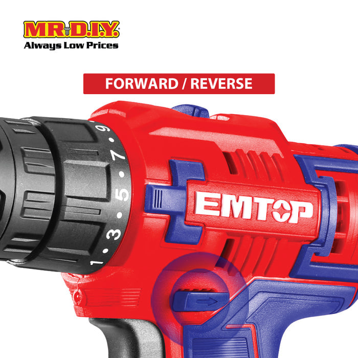 EMTOP Lithium-Ion Cordless Drill ECDL620012-3