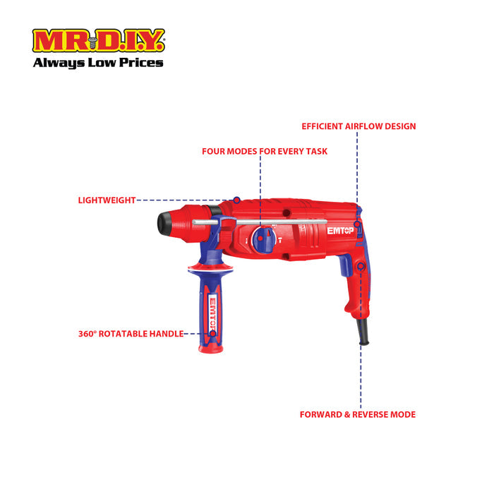EMTOP Rotary Hammer ERHRL801-3