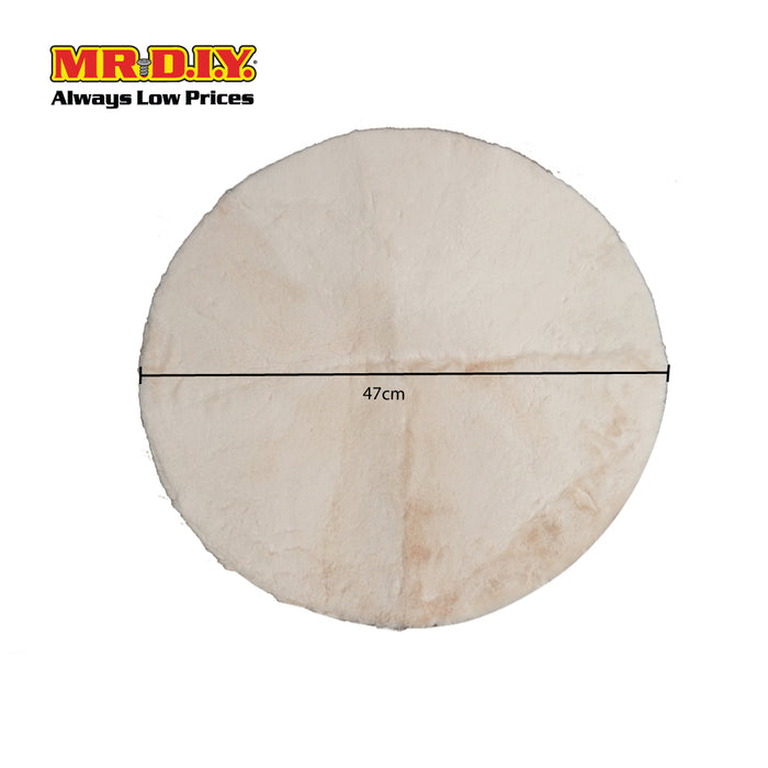 Fluffy Round Floor Mat (90cm x 90cm)