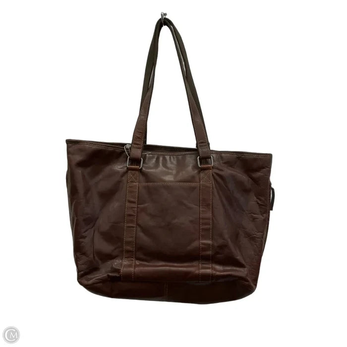 Handbag Leather By Cma, Size: Medium