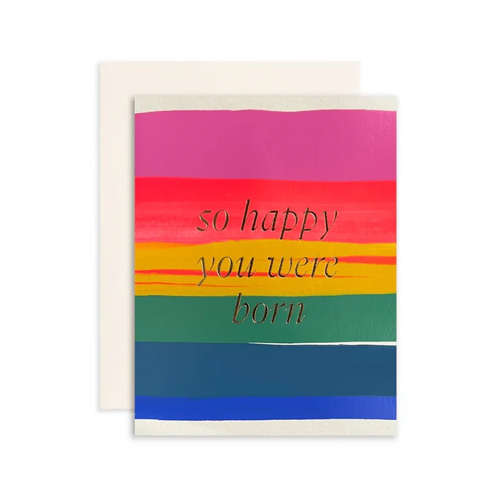 Happy Stripe Card