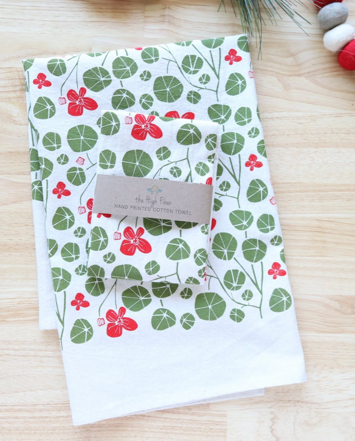High Fiber Holiday Kitchen Towel