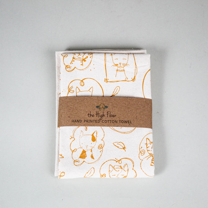 Cats - Mustard on Natural