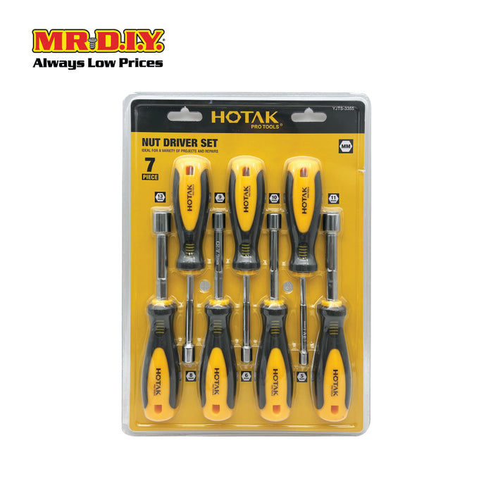 HOTAK Portable Hex Nut Tools Driver Set (7pcs)