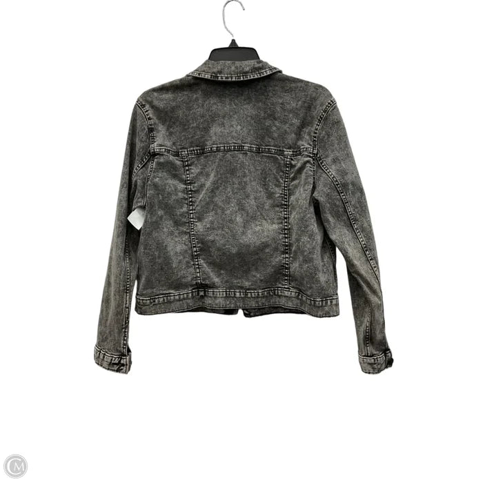 Jacket Denim By Simply Vera In Black, Size: S
