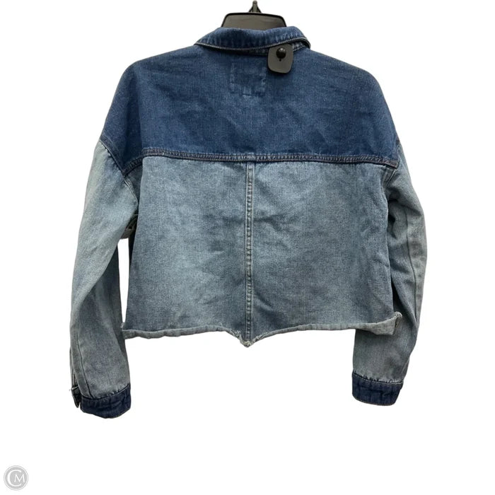 Jacket Denim By Thread And Supply In Blue Denim, Size: S