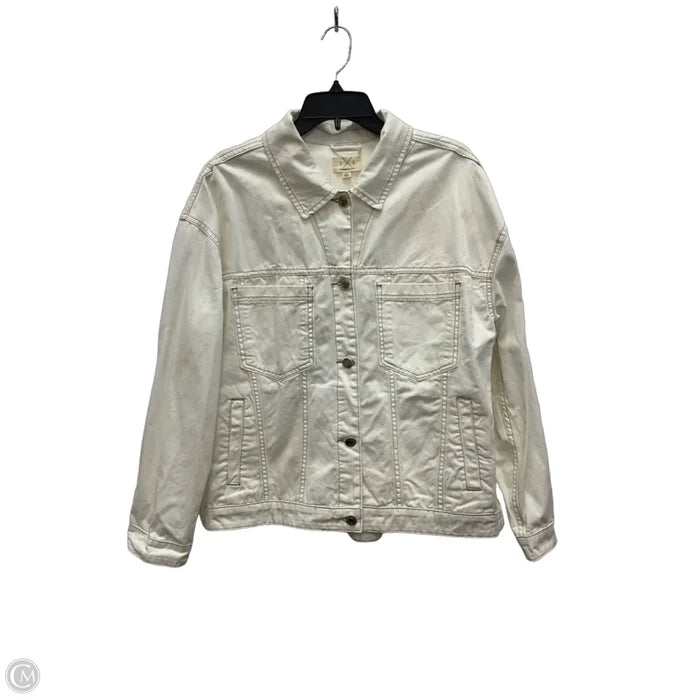 Jacket Denim By Thread And Supply In White, Size: M