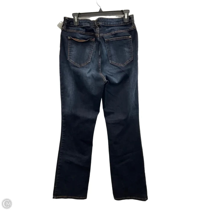 Jeans Boot Cut By Jennifer Lopez In Blue Denim, Size: 14