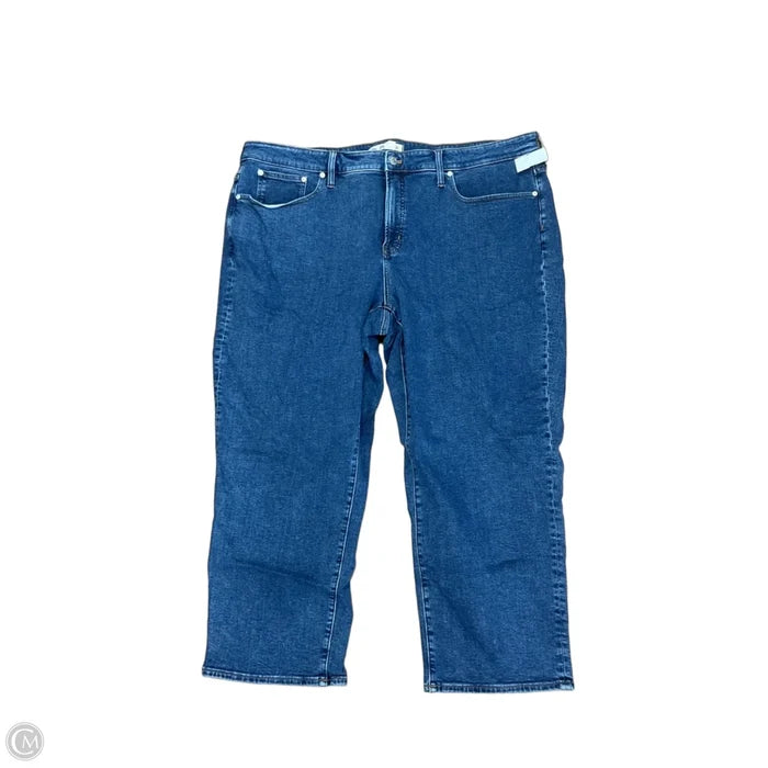 Jeans Boot Cut By Madewell In Blue Denim, Size: 24