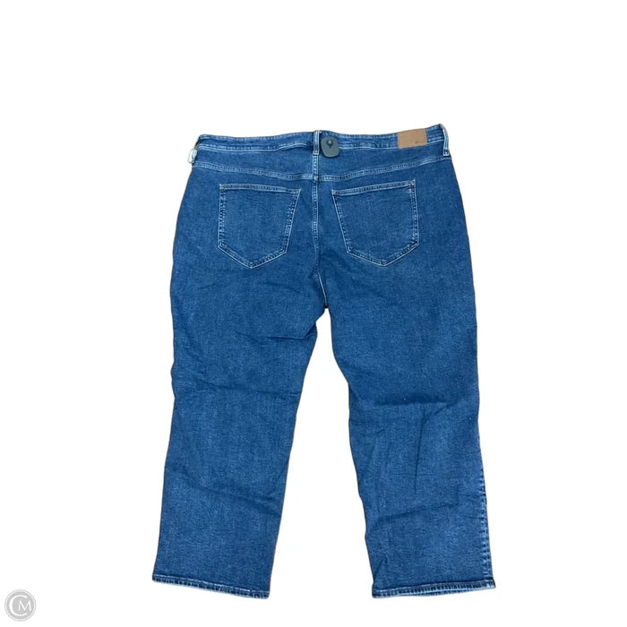 Jeans Boot Cut By Madewell In Blue Denim, Size: 24