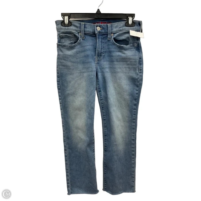 Jeans Cropped By Lucky Brand In Blue Denim, Size: 2