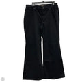 Jeans Flared By Chicos In Black, Size: L