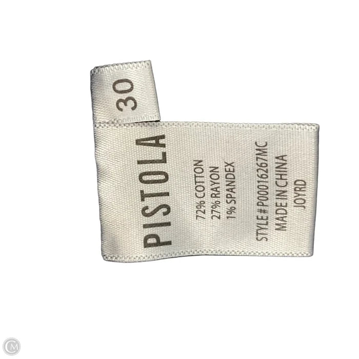 Jeans Flared By Pistola In Blue Denim, Size: 10