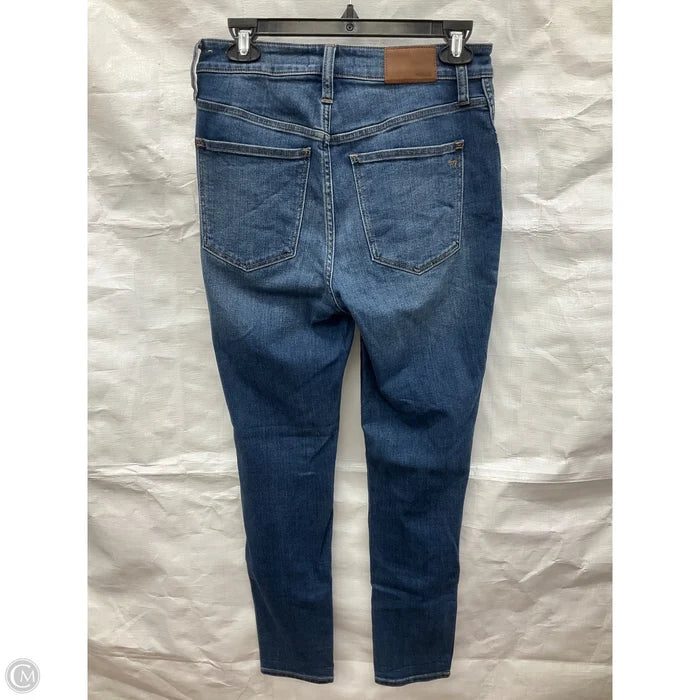 Jeans Skinny By Madewell In Blue Denim, Size: 6