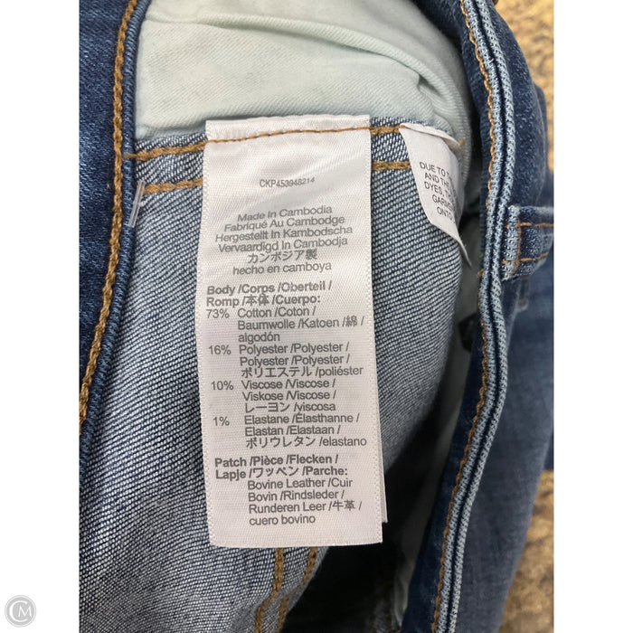 Jeans Skinny By Madewell In Blue Denim, Size: 6