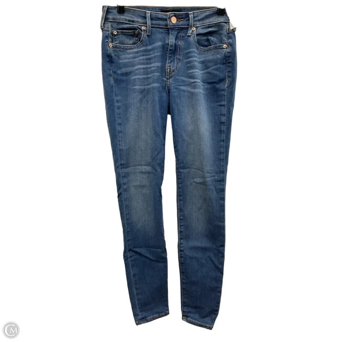Jeans Skinny By True Religion In Blue Denim, Size: 4